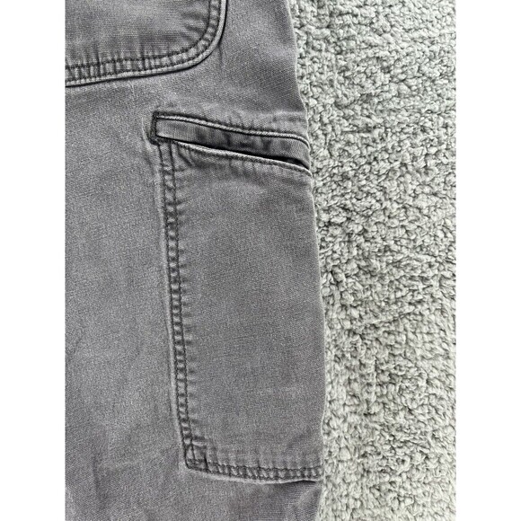 Carhartt Utility Carpenter Relaxed Fit Pants Mens 42x32 Gray Work Pockets Canvas - Picture 9 of 10